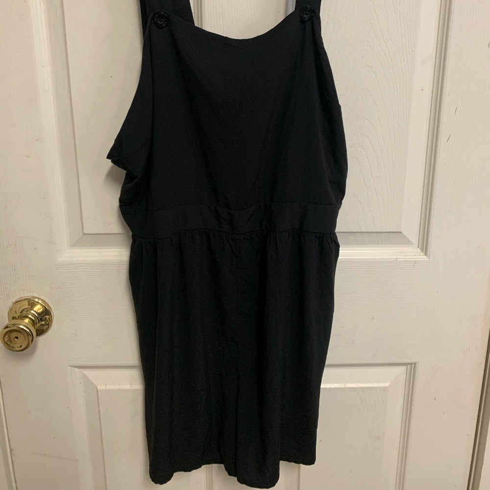 Lace & Mesh Overall Shorts. Size Large